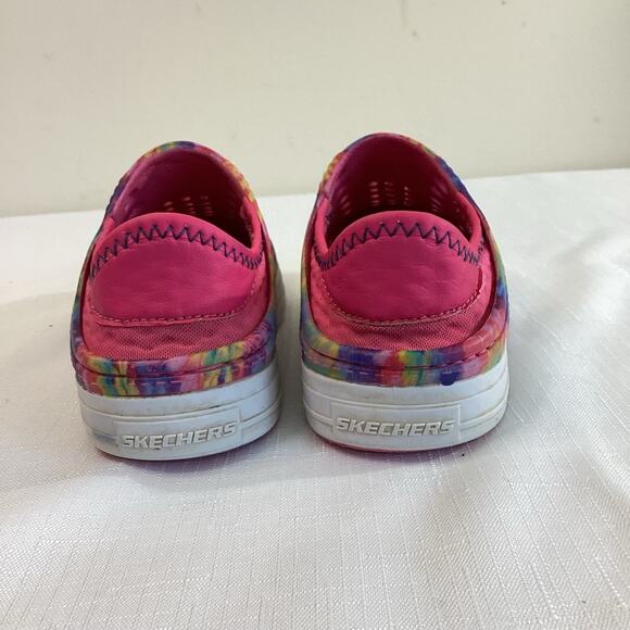 Skechers Girl’s Tie-Dye Slip-On Sneakers Size 11 - Picture 4 of 8